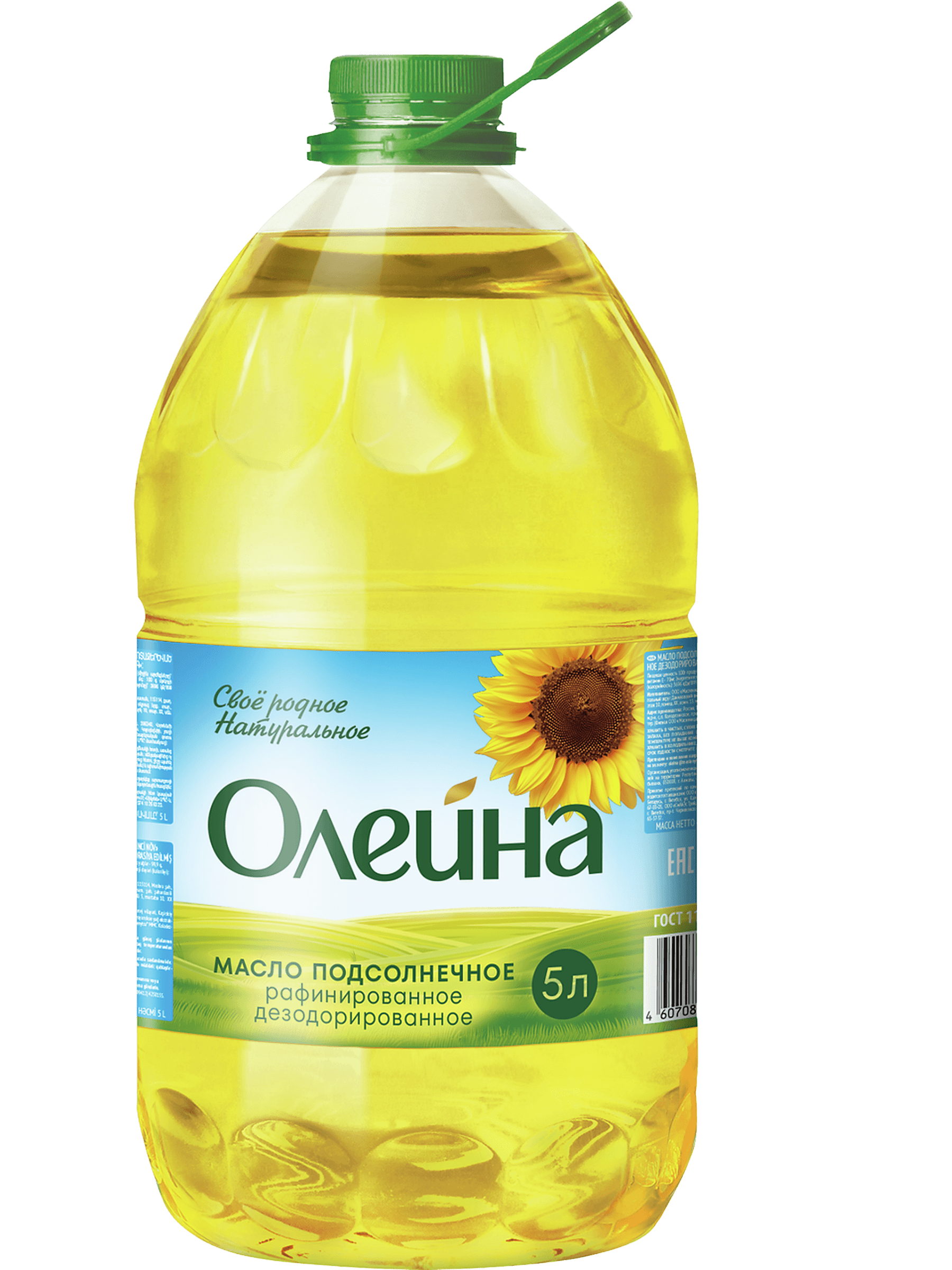 Масло подсолнечное Олейна 5л